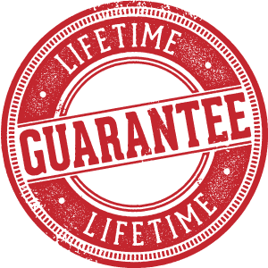 Lifetime guarantee for pet preservation Lifetime guarantee for professional pet preservation